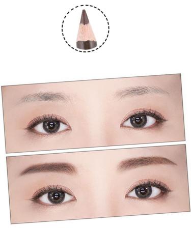BELLIFFY 2pcs Eyebrow Pencils Eyebrow Pencil Black Eyebrow Brush for Women Double Head Eyebrow Pencil - Buy Online on SooperMarket.com