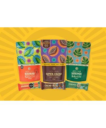 Aduna Moringa Powder - Certified Organic Superfood for Smoothies & Juices | 100g Resealable Pack - Buy Online on SooperMarket.com
