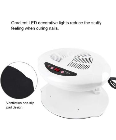 Buy Intelligent Hot & Cold Air Nail Dryer - 400W Gel Nail Lamp with Sensor | Compact Manicure Tool (White) - Fast International Shipping! - Buy Online on SooperMarket.com