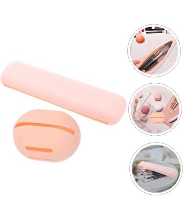 Gogogmee 1set Powder Puff Storage Box Pink Egg Miss Supplies Pink 20X4.8CM - Buy Online on SooperMarket.com