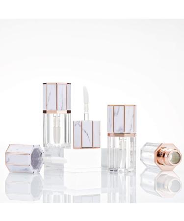 KALLORY 5ml Clear Lip Gloss Tubes with Wand | Bulk Lip Gloss Containers for Women | Empty Lipgloss Containers (5 Pcs) - Buy Online on SooperMarket.com