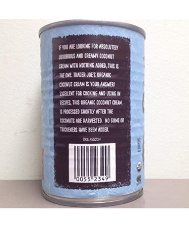 Trader Joe's Organic Coconut Cream - 2 Pack | Pure & Creamy Delight - Buy Online on SooperMarket.com