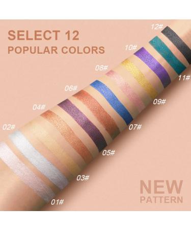Go Ho 6 PCS Shimmer Cream Eyeshadow Sticks Set - Easy to Color Eye Makeup with Sharpener - Buy Online on SooperMarket.com