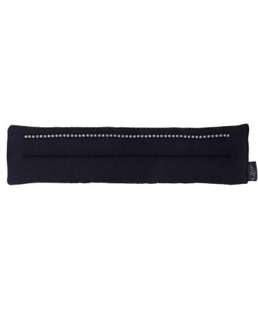 QHP Noseband Pad Madelon soft pad for the noseband Various designs and sizes (Thoroughbred) Thoroughbred Black