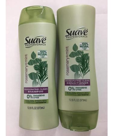 Suave Professionals Rosemary and Mint Shampoo and Conditioner Set 12.6 Oz - Refreshing Hair Care Duo - Buy Online on SooperMarket.com