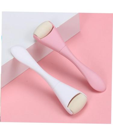 NOLITOY Oil Removal Roller Tool - Face Skin Oil Control & Absorbing Stick | Volcano Stone Massager - Pink Double Head Face Care Roller - Buy Online on SooperMarket.com