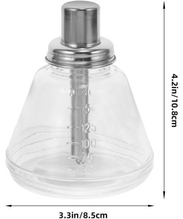 Baluue Push-down Dispenser Bottle - Empty Refillable Pump Bottle Empty Cleaner Storage Bottle for Nail Polish Remover Liquid - Buy Online on SooperMarket.com