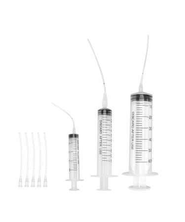 VILLCASE Bird Feeding Syringe Set Baby Birds Syringe Feeder Parrot Feeding Syringe Tube Measuring Syringe Tools for Feeding Pets Scientific Industrial Labs