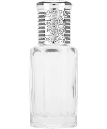 Empty Glass Roller Bottle Refillable Essential Oil Bottles 2pcs Mini Empty Glass Roller Bottle Perfume Essential Oil Bottles 10ml/12ml For Perfume Serum Lotion Aromatherapy Essential Oil(12ML-Silver) - Buy Online on SooperMarket.com