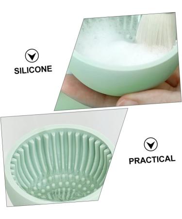 HAPINARY Cleanser of Makeup Brush Cosmetic Brush Cleaning Mat Makeup Pallets Make up Brush Cleaning Mat Skull Stationary Beauty Tools Face Scrubbers Cushion Silica Gel Sucker - Buy Online on SooperMarket.com