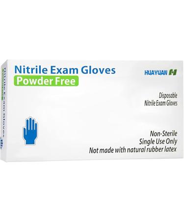 Circlecare Powder-Free Nitrile Disposable Exam Gloves - 100 Pack, Blue, Extra-Large, Latex-Free, Non-Sterile, Textured Fingertips - Buy Online on SooperMarket.com