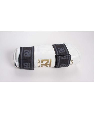 Mooto Korea Taekwondo Extera Forearm Protector - White, Size S (4.39-4.98ft) | MMA Kickboxing Training Gear - Buy Online on SooperMarket.com
