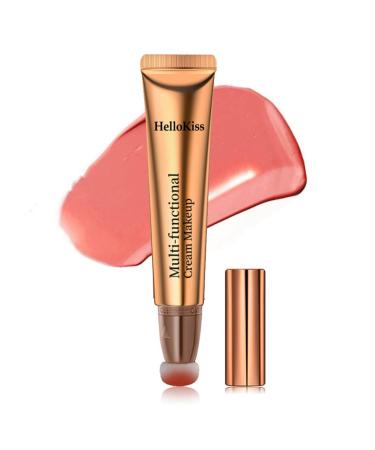 Liquid Blush Beauty Wand  Liquid Face Contouring Highlighter Bronzer Stick with Cushion Applicator  Long Lasting Smooth Natural Matte Finish  Lightweight Blendable Super Silky Cream Contour Stick (3Blush)