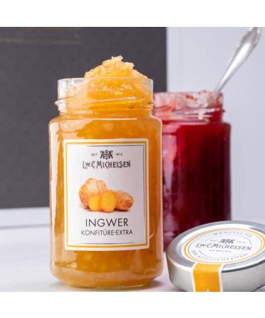 L.W.C. Michelsen Ginger Jam 280g - Fruity & Slightly Sharp | All-Natural No Additives | Premium Quality Jam with Real Ginger Pieces - Buy Online on SooperMarket.com