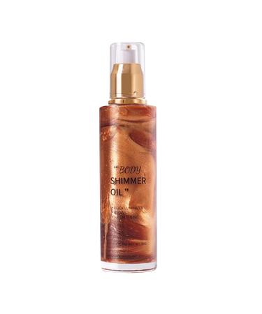 Lip Bar Foundation 80ml Body Glow Oil Body Face Liquid Contouring Highlighter Oil Delicate Shine Eyeliner Pen 1 count (Pack of 1) C