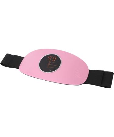 Electric Waist Massage Belts - Cramp Relief & Wireless Heating Cushions with 3 Modes 26 Speeds 360-Degree Wrap for Slimming - Portable & Stylish in Pink - Buy Online on SooperMarket.com