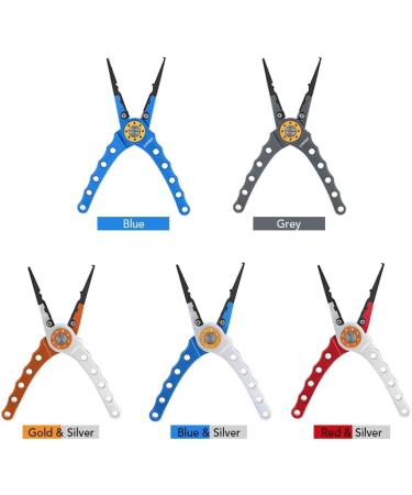 Lixada 20cm Multifunctional Fishing Pliers - Outdoor Line Cutter & Hook Remover Tackle Tool - Blue - Buy Online on SooperMarket.com