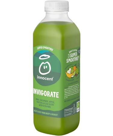 innocent Kiwi Cucumber Apple & Matcha Invigorate Super Smoothie with Vitamins 750ml - Buy Online on SooperMarket.com