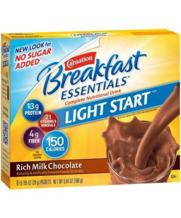 Carnation Breakfast Essentials Drink Mix, Rich Milk Chocolate (Pack of 4)