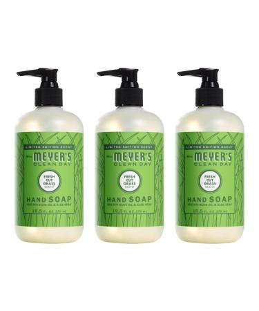Mrs. Meyer's Fresh Cut Grass Liquid Hand Soap 12.5 FL OZ (Pack of 3) Peony 1 Count (Pack of 3)