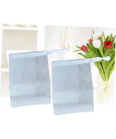 Baluue 2pcs Soap Pouch Soap Soap Saver Net Exfoliating Soap Saver White - Buy Online on SooperMarket.com