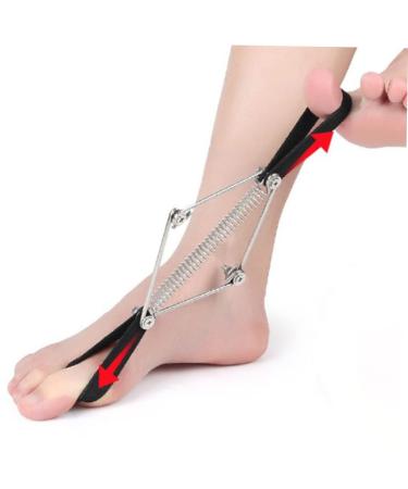 FOMIYES 2 Pcs Toe Straightener & Bunion Corrector Set - Nylon Black Toe Splint with Tension Band & Flex Tools for Hallux Valgus - Foot Strap Leash Holder for Bid Toe Alignment - Buy Online on SooperMarket.com