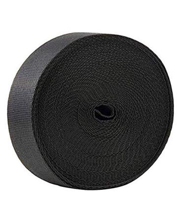10 Yards 1 Inch Wide Black Nylon Heavy Duty Webbing Strap