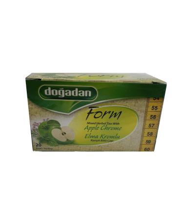 Dogadan Prem.Form Mixed Herbal Tea with Apple Chrome(1 box/20 teabags)