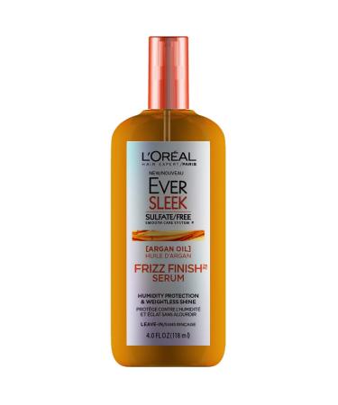 L'Oreal Paris EverSleek Sulfate Free Frizz Finish Oil-In-Serum  4 Fl  Oz
