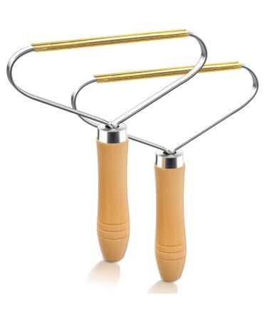 Pet Hair Remover,Lint Remover,Upunroot Pro Pet Hair,Cleaner Pro Pet Hair,Lint Cleaner Pro,Carpet Rake,Fabric Shaver,Dog Hair Remover,Cat Hair Remover,Lint Shaver,Lint Cleaner(2 Pack) Natural Color of Wood