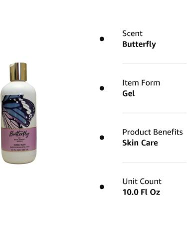 Bath and Body Works Butterfly Bubble Bath 10 fl oz - Shea & Cocoa Butter (Butterfly) - Buy Online on SooperMarket.com