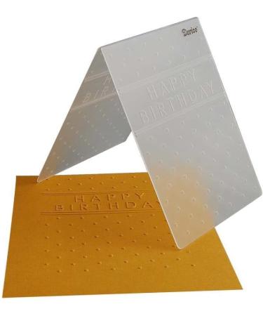 Darice 1217-63 Damask Embossing Folder - 5 x 7-Inch Clear | High-Quality Embossing Tool - Buy Online on SooperMarket.com