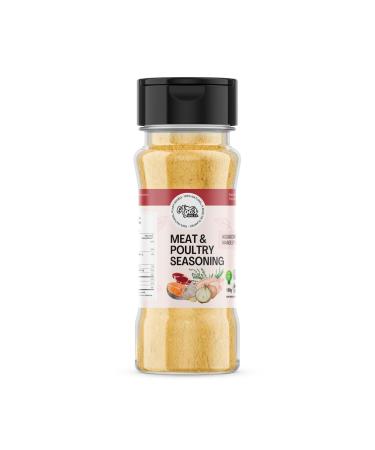 Aga's Wholesome Meat & Poultry Seasoning 100g Low Sodium & MSG Free Natural Spices Plant Based Gluten Free Vegan Non-Irradiated GMO Free