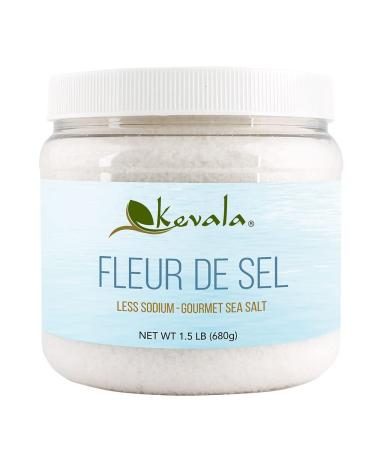 Kevala Fleur de Sel - Gourmet Sea Salt, 1.5 Lb