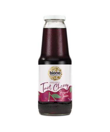 Biona Organic Tart Cherry Juice 1L - Not from Concentrate - Pressed Fruit Juice - Freshly Harvested by Organic Farmers - Source of Vitamins and Antioxidants 1 l (Pack of 1) 1.0