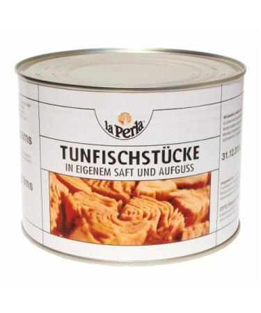 Tuna La Perla 'Tuna pieces in their own juice and infusion' 1705 g