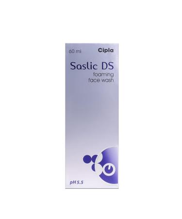 Saslic DS- Best Foaming Face Wash - for Oily Acne & Pimple Prone Skin (Ph-5.5)