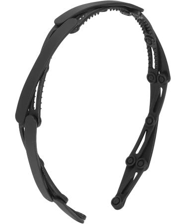 Foldable Headband Adjustable Headband Travel Headband Black Wave Hairband Headband Hair Accessories Headband(black) - Buy Online on SooperMarket.com