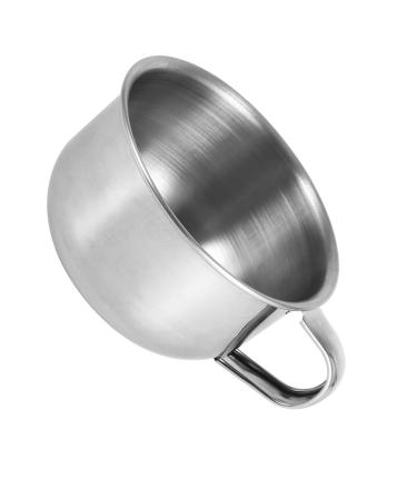Premium Stainless Steel Shaving Soap Mug Bowl - Perfect Shaver & Razor Tool for Men - Buy Online on SooperMarket.com