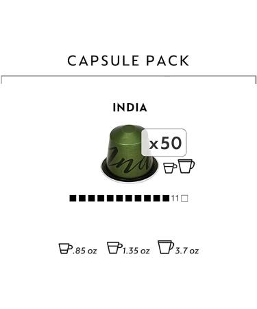 Nespresso Sortiment India (Espresso) 50 Capsules - Buy Online on SooperMarket.com