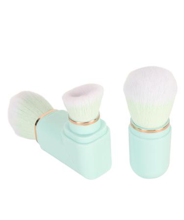 Retractable Powder Brush Blue Portable Home Makeup Brush Set for Makeup Beginners