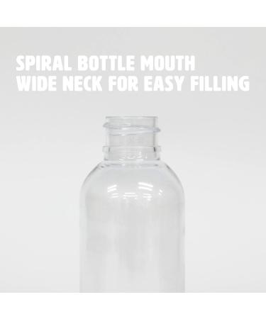 50ml Plastic Travel Bottles with Flip Cap - 4 Pack - Buy Online on SooperMarket.com