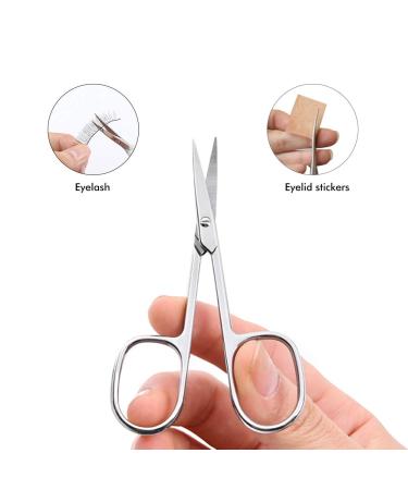 Jarvistar Professional Nail Scissors - Sharp Curved Stainless Steel Manicure & Pedicure Shears with Case | 95mm Bent Skin & Nail Clippers - Buy Online on SooperMarket.com