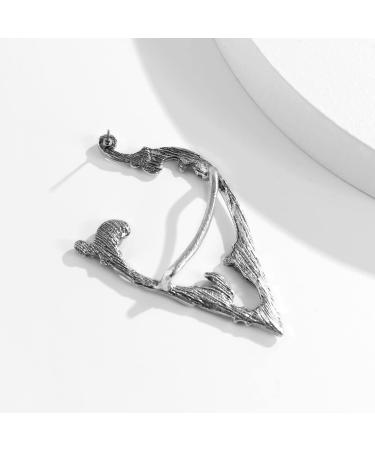 BETHYNAS Gothic Elf Ear Cuffs with Piercing Punk Earring Studs | Creative Contour Earrings for Cosplay and Statement Jewelry - Buy Online on SooperMarket.com