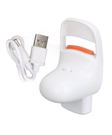 Heated Eyelash Curler Portable Compact Quick Curling USB Rechargeable Eye Lash Curler for Long Lasting