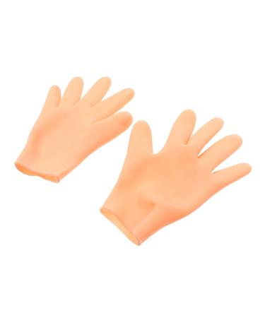 HAPINARY 1 Pair Moisturizing Gloves Grade Gloves Moisturizing Mittens Night Moisturizing Black Gel Hands Beauty Hands Night Fingerless Gloves Women's Sebs Cosmetic