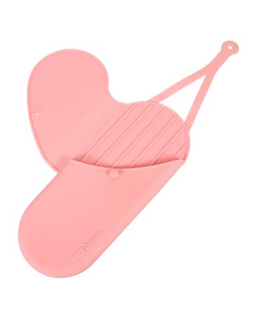 BELLIFFY Silicone Curling Iron Bag Hair Straightener Hair Dryer Bag Pink 29.50X13.50X2.00CM Pink