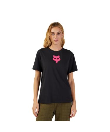 Fox Racing Women's W Fox Head Ss Tee Windbreaker XS Black