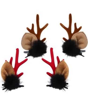 minkissy 2 Pairs Hair Clips Kids Hairpin Child Antlers Headband - Buy Online on SooperMarket.com