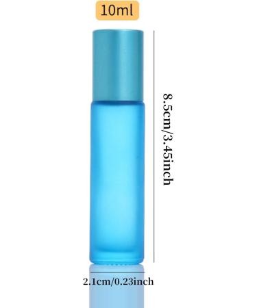 HPAMBA 10ML Essential Oils Roller Bottles - 21 Piece Set | Glass Roll-On Bottles with Stainless Steel Roller Balls for Aromatherapy & Perfume - Buy Online on SooperMarket.com